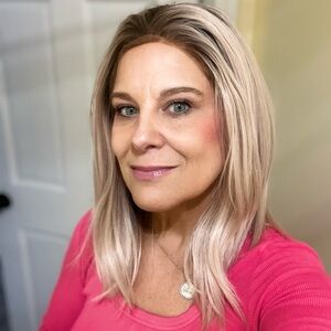 Blonde Wig with Dark Roots